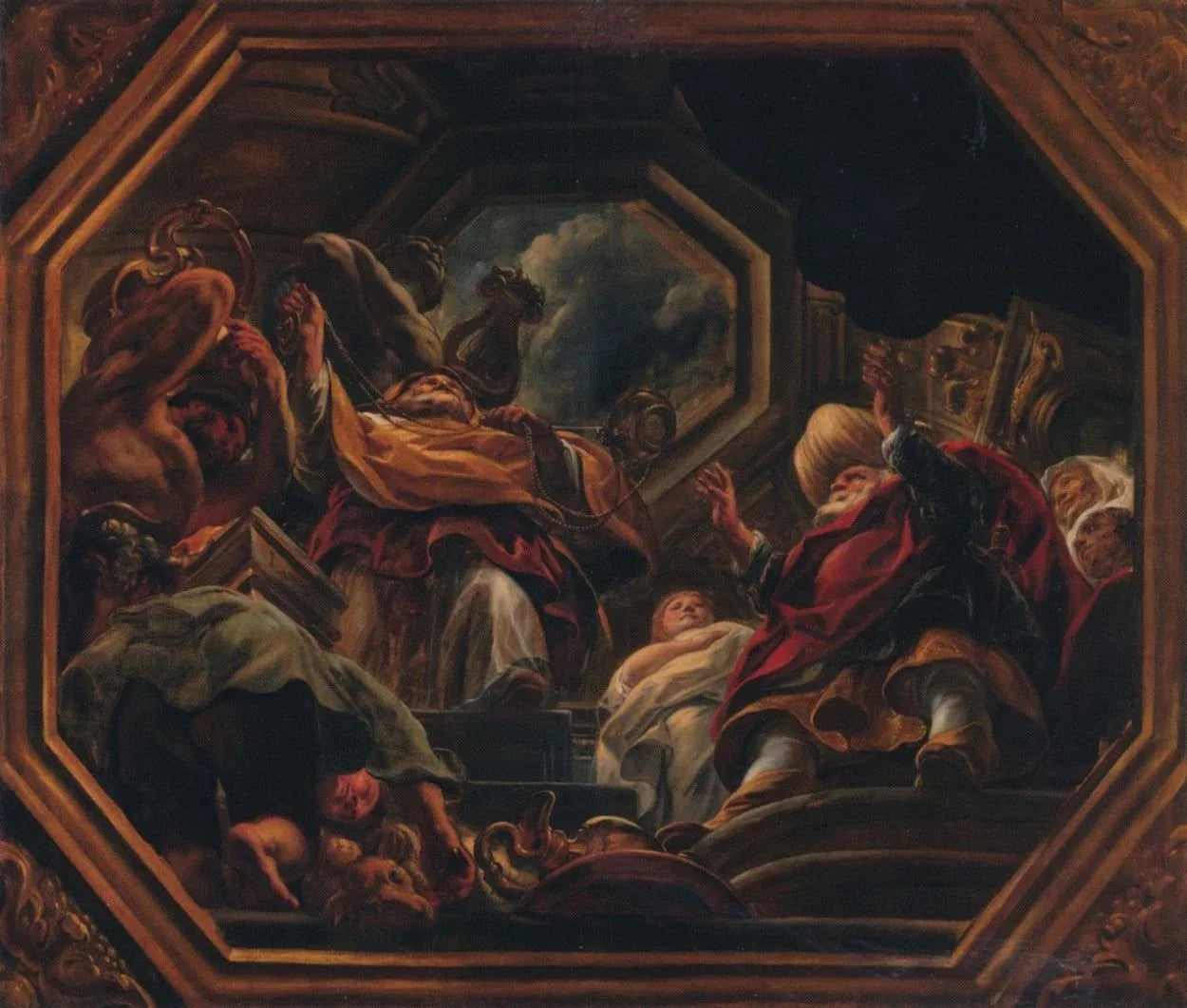 Oracle d'Apollon - Jacob Jordaens image 1 tableau peint à l’huile sur toile
