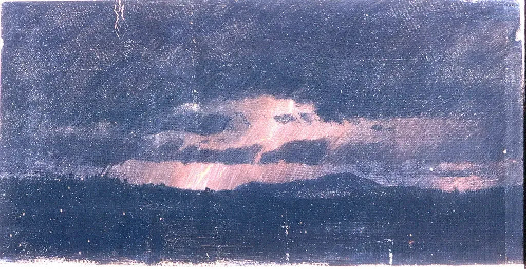 Orage sur la vallée de l'Hudson - Frederic Edwin Church image 1 copie peinte à la main à l’huile