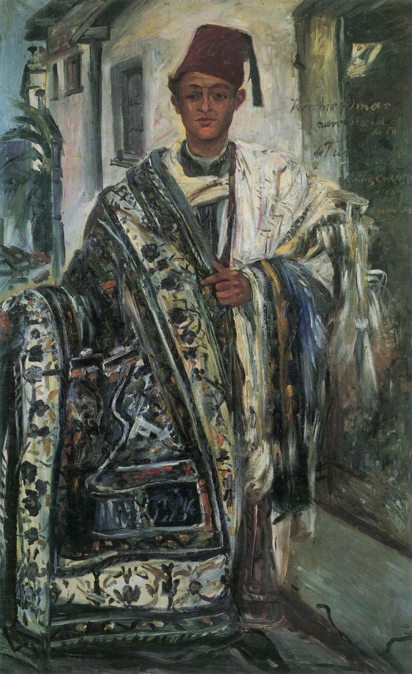 Orientalischer Teppichhändler - Lovis Corinth image 1 reproduction d’œuvre d’art à l’huile