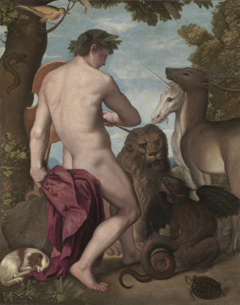 Orphée enchantant les animaux - Alessandro Varotari