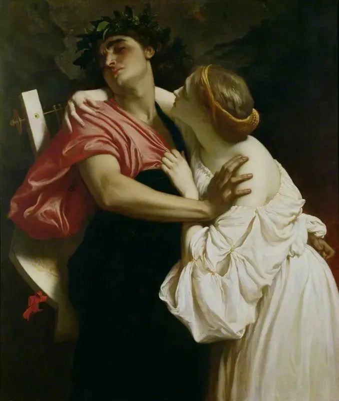 Orphée et Eurydice - Frederic Leighton image 1 reproduction artisanale de tableau