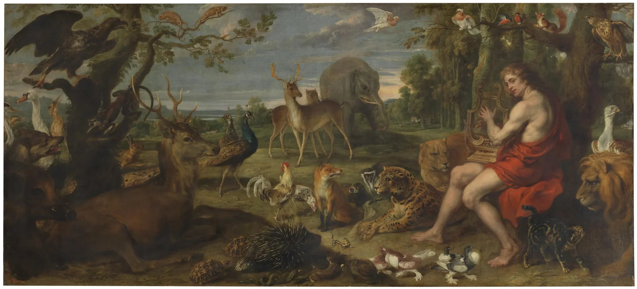 Orphée et les animaux - Frans Snyders image 1 reproduction d’œuvre d’art à l’huile