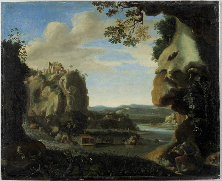 Orphée jouant du violon à l'entrée des Enfers - Jan Linsen