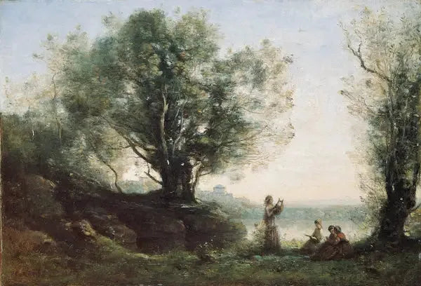 Orphée pleure la mort d'Eurydice - Jean-Baptiste Camille Corot image 1 reproduction réalisée par Alpha Reproduction