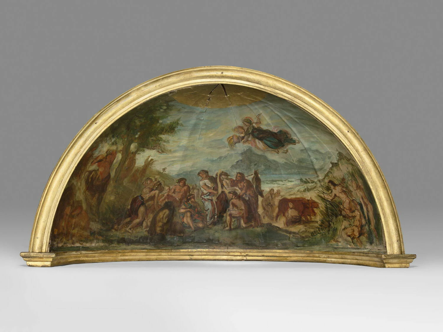 Orphée vient policer les Grecs encore sauvages et leur enseigner les arts de la Paix - Eugène Delacroix