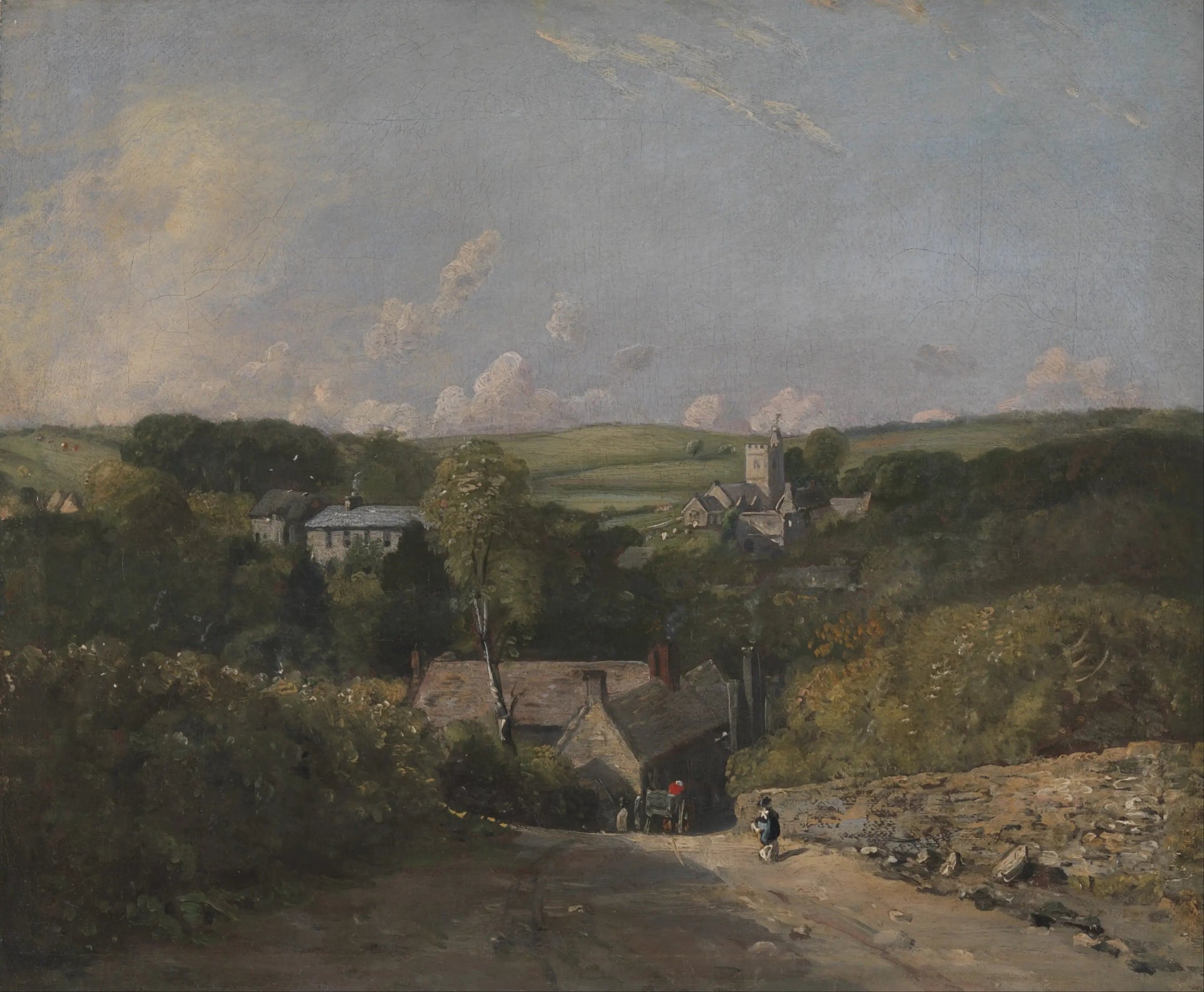 Osmington Village - John Constable image 1 reproduction d’œuvre d’art à l’huile