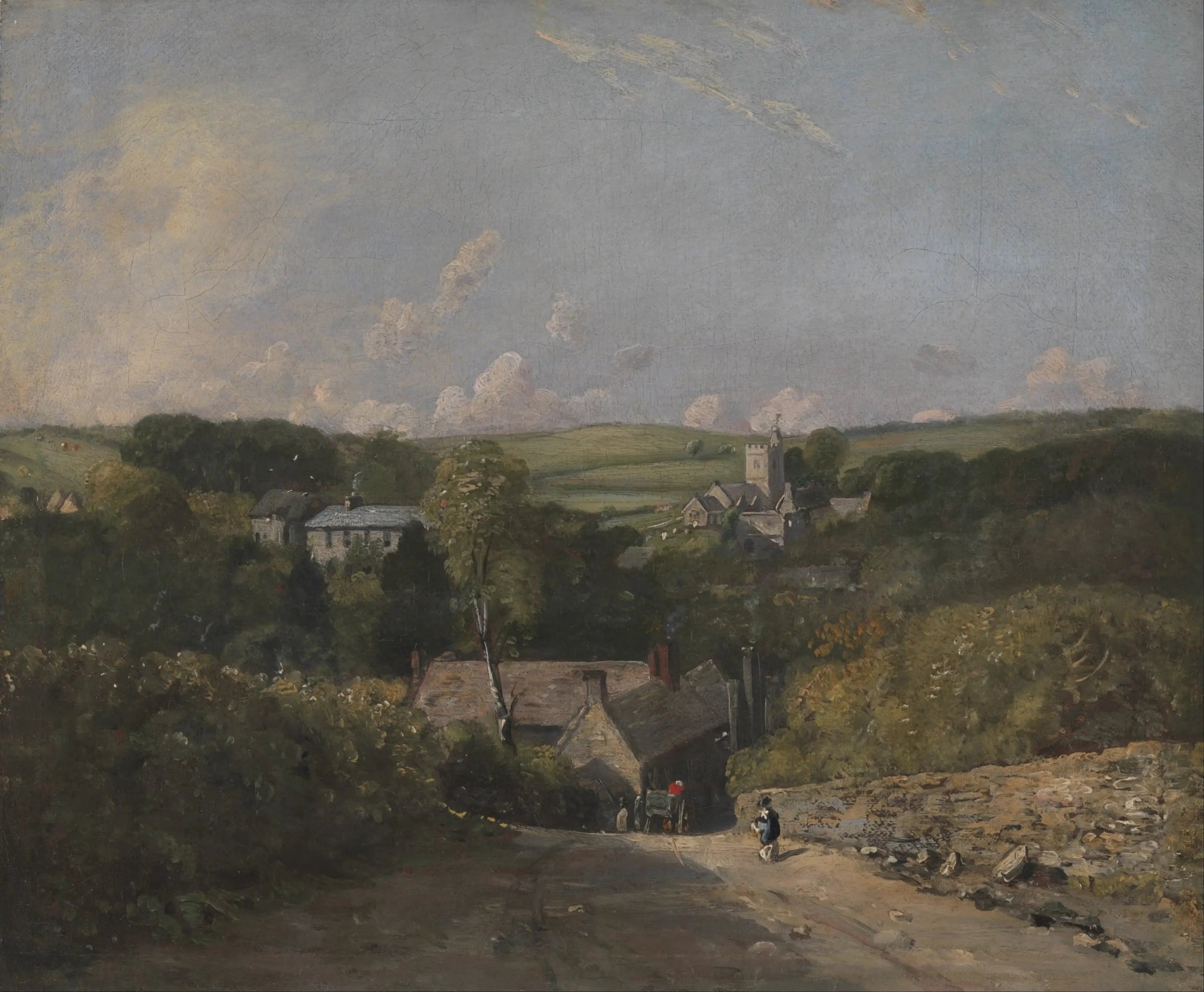 Osmington Village - John Constable image 1 reproduction d’œuvre d’art à l’huile