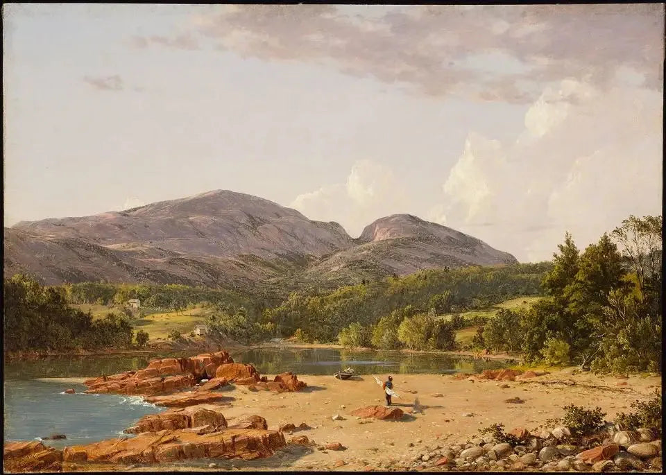 Otter Creek, Mont Désert - Frederic Edwin Church image 1 reproduction de peinture à l’huile