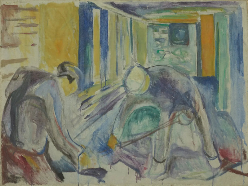Ouvriers du bâtiment dans le studio - Edvard Munch
