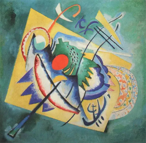 Ovale rouge - Vassily Kandinsky image 1 reproduction réalisée par Alpha Reproduction