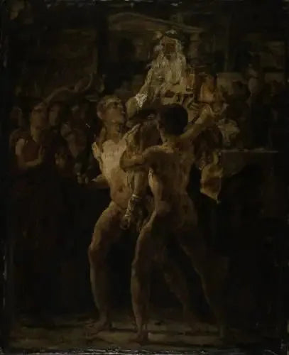 Ovation d'Homère, esquisse. Sujet antique - Théodore Géricault
