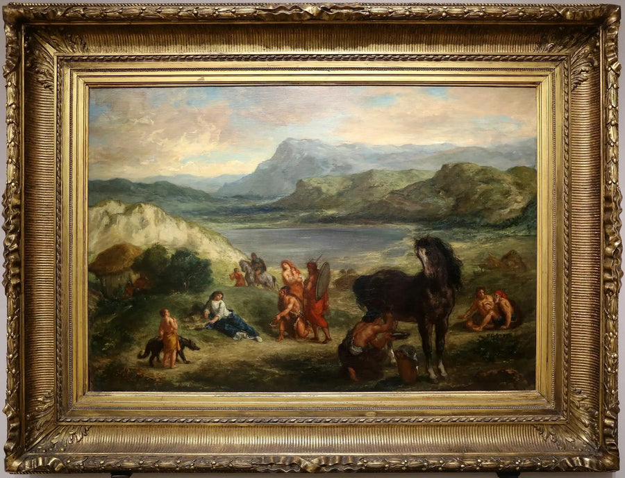 Ovide chez les Scythes - Eugène Delacroix