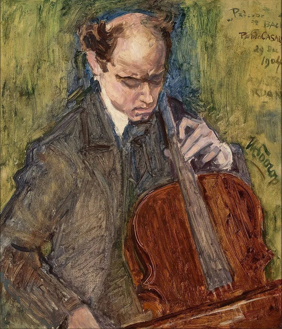 Pablo Casals jouant du violoncelle - Jan Toorop