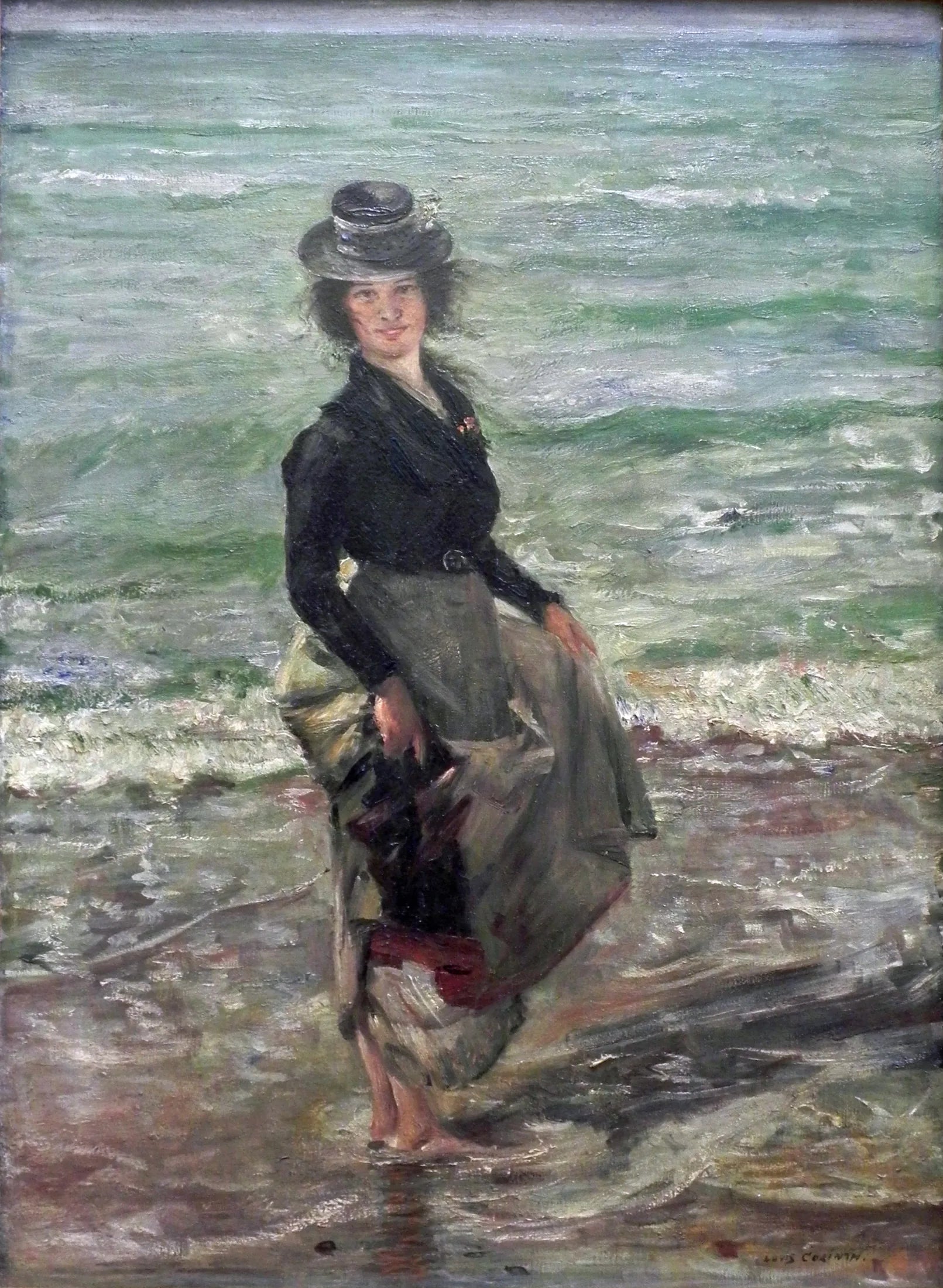 Paddel-Petermännchen - Lovis Corinth image 1 copie de tableau peinte à la main