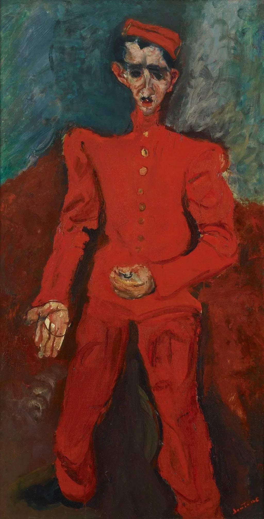 Page Boy chez Maxim's - Chaïm Soutine image 1 copie de tableau peinte à la main