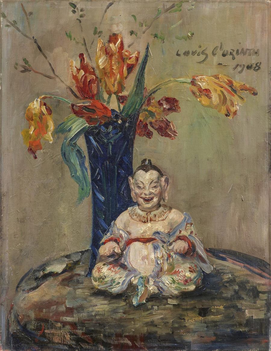 Pagode mit Blumen - Lovis Corinth