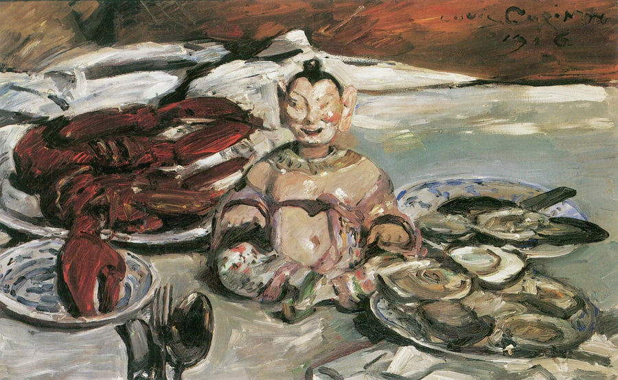 Pagode zwischen Hummern und Austern - Lovis Corinth