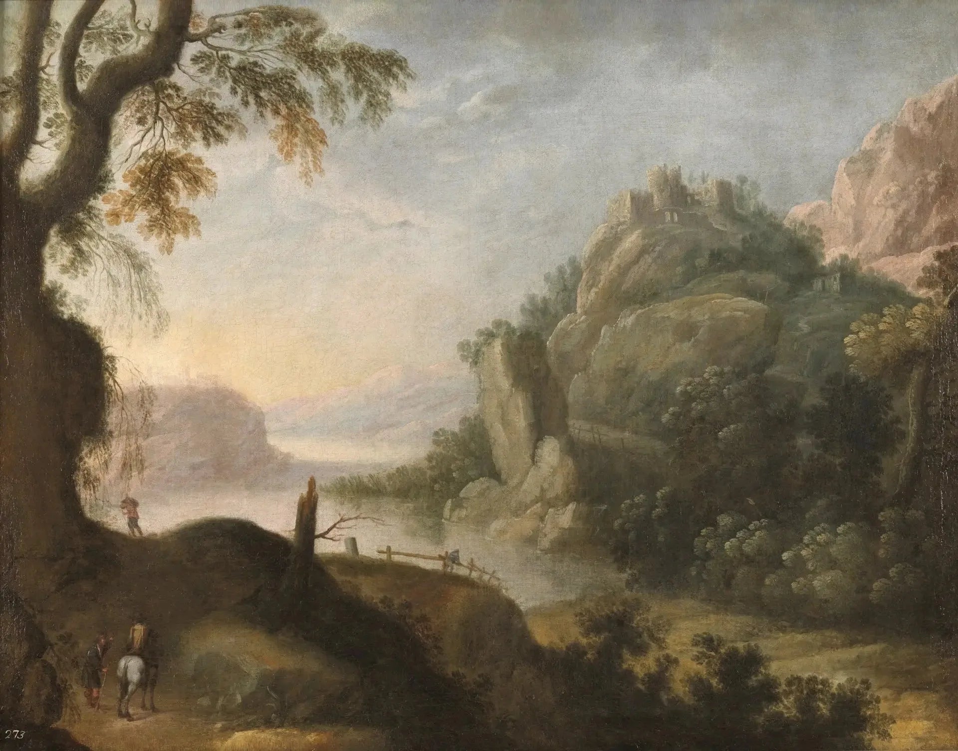 Paisaje - Bartolomé Esteban Murillo image 1 copie peinte à la main à l’huile