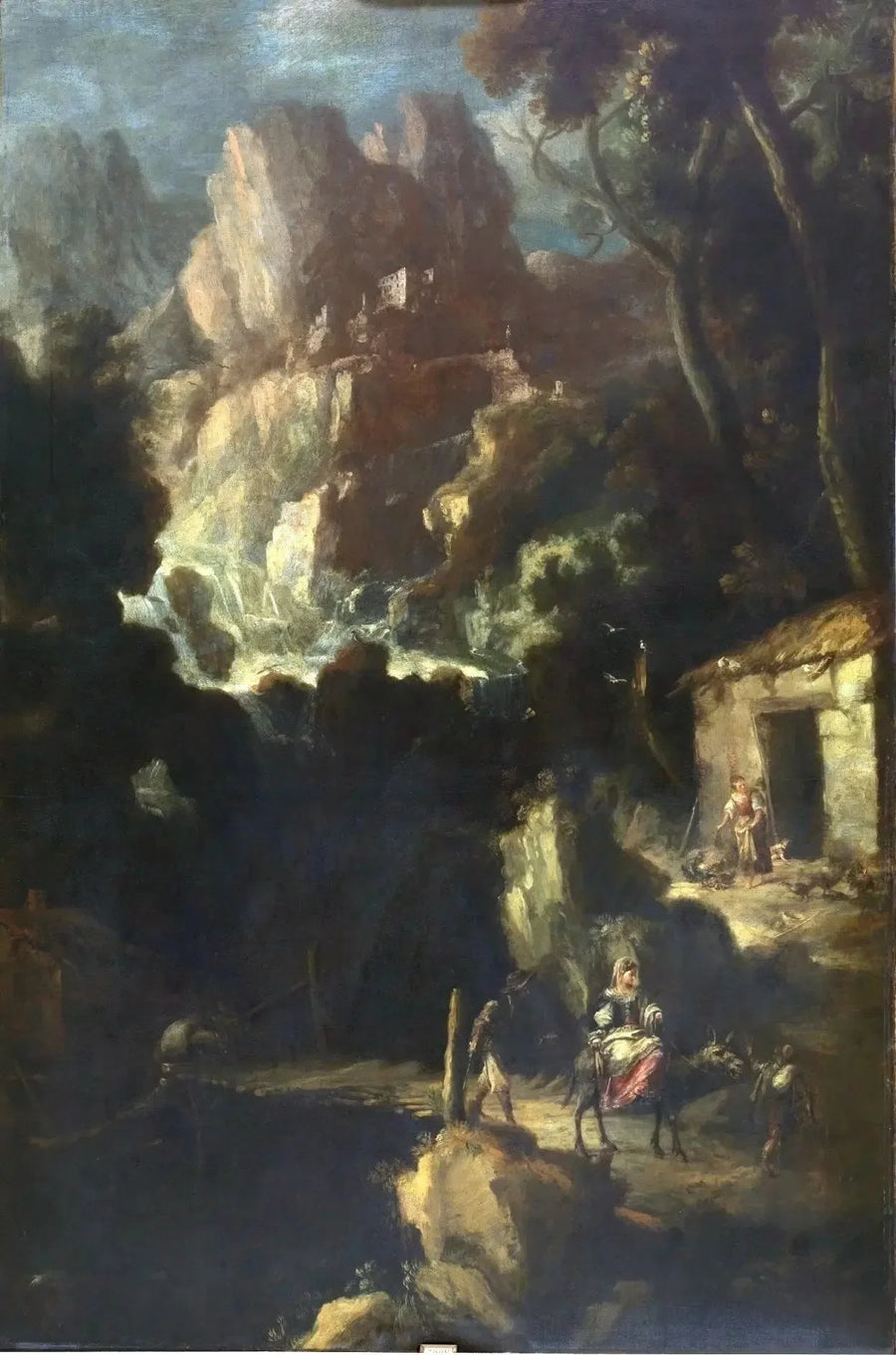 Paisaje con cascada - Bartolomé Esteban Murillo