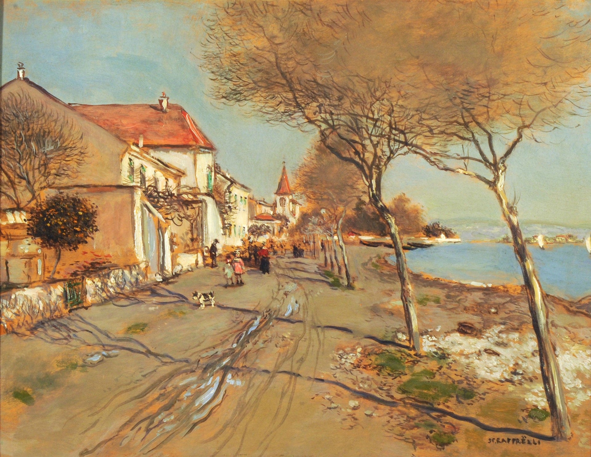 Paisaje - Jean-François Raffaëlli image 1 copie de tableau peinte à la main