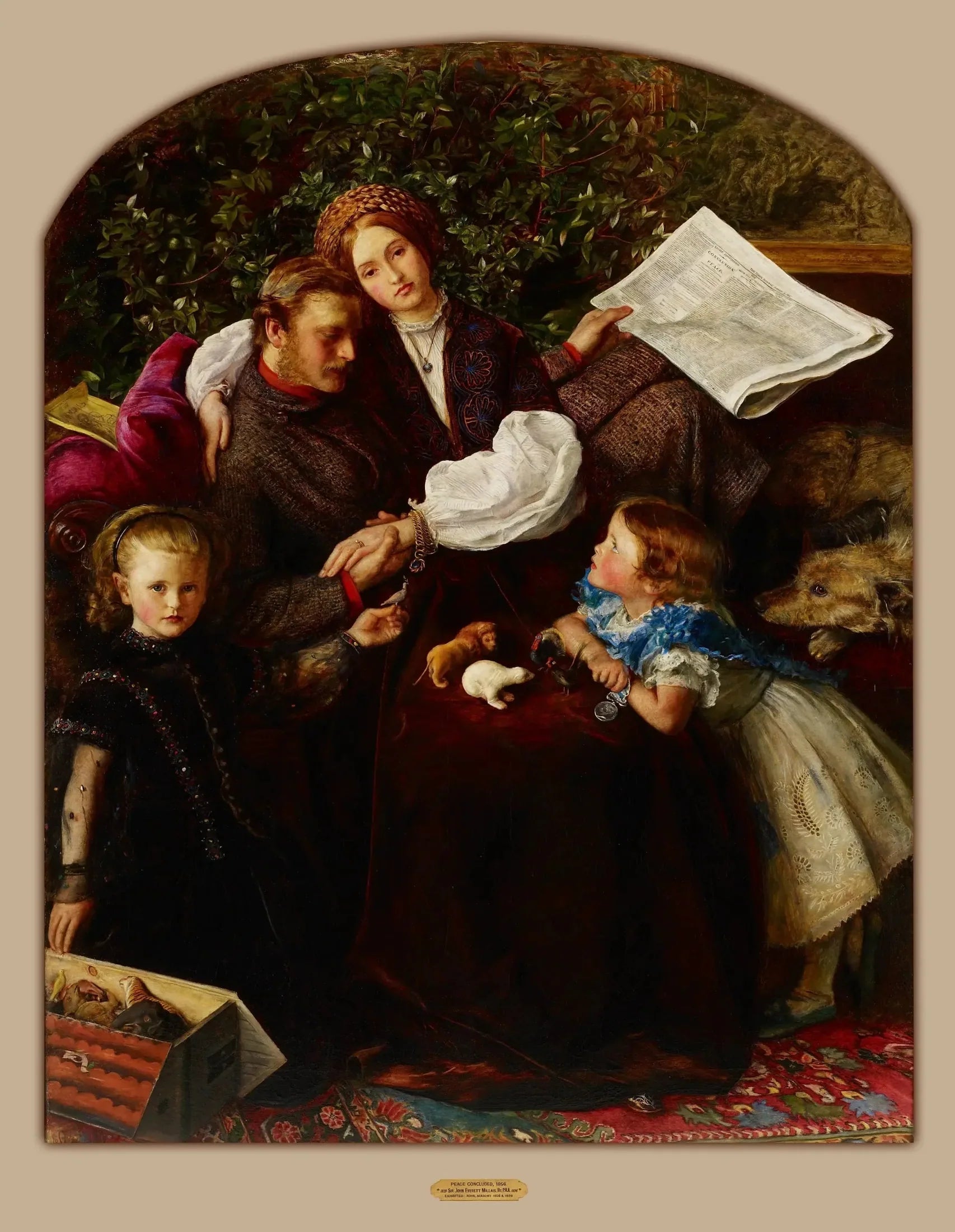 Paix conclue - John Everett Millais image 1 tableau peint à l’huile sur toile