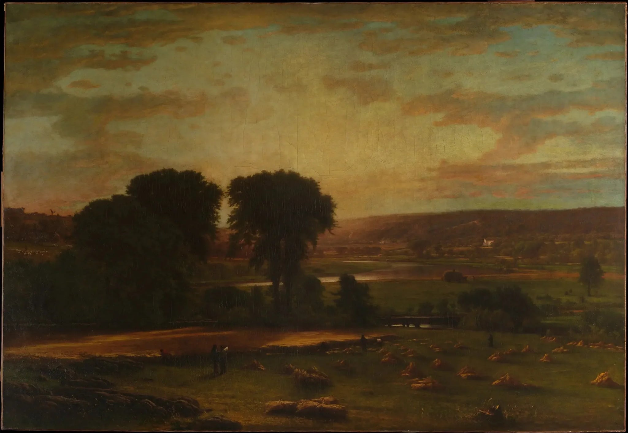 Paix et abondance - George Inness image 1 reproduction d’œuvre d’art à l’huile