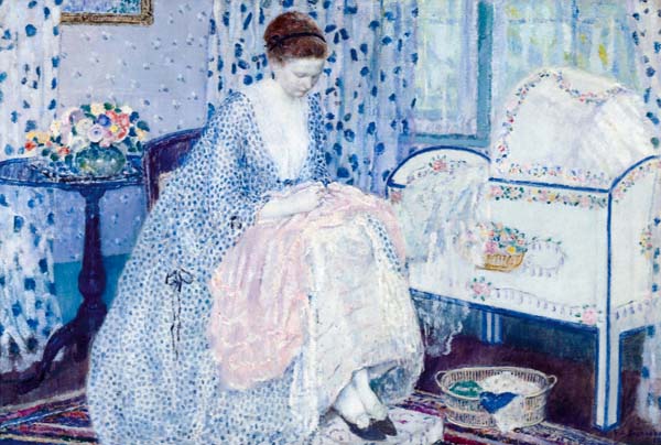 Paix - Frederick Carl Frieseke image 1 reproduction artisanale de tableau