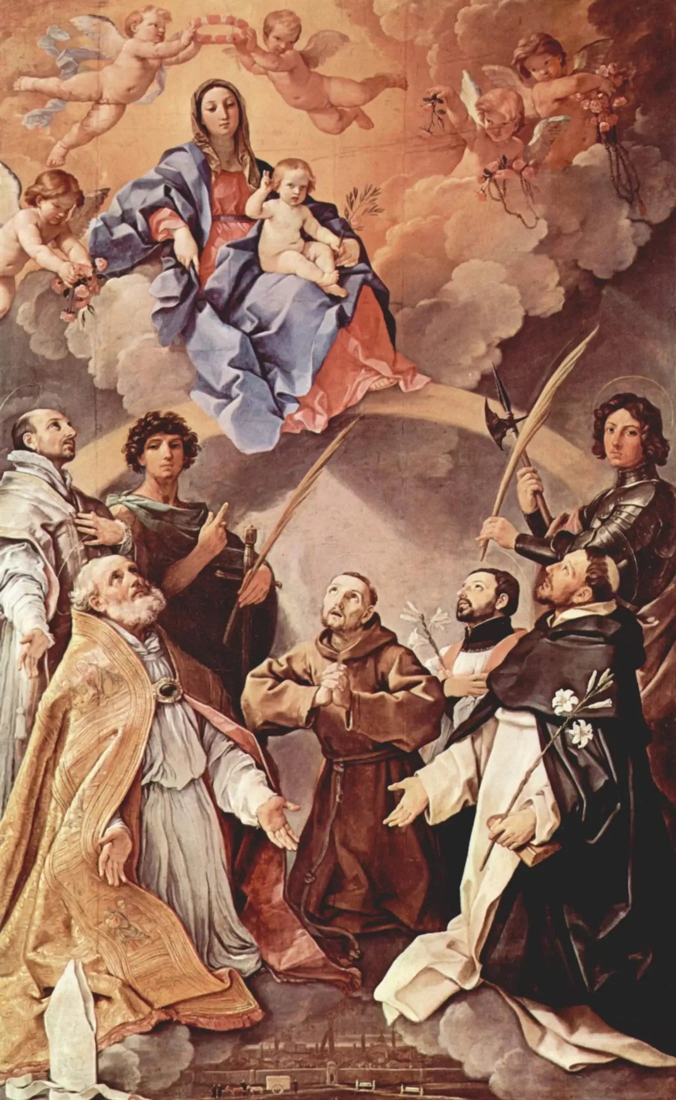 Pala della Peste - Guido Reni image 1 reproduction artisanale de tableau