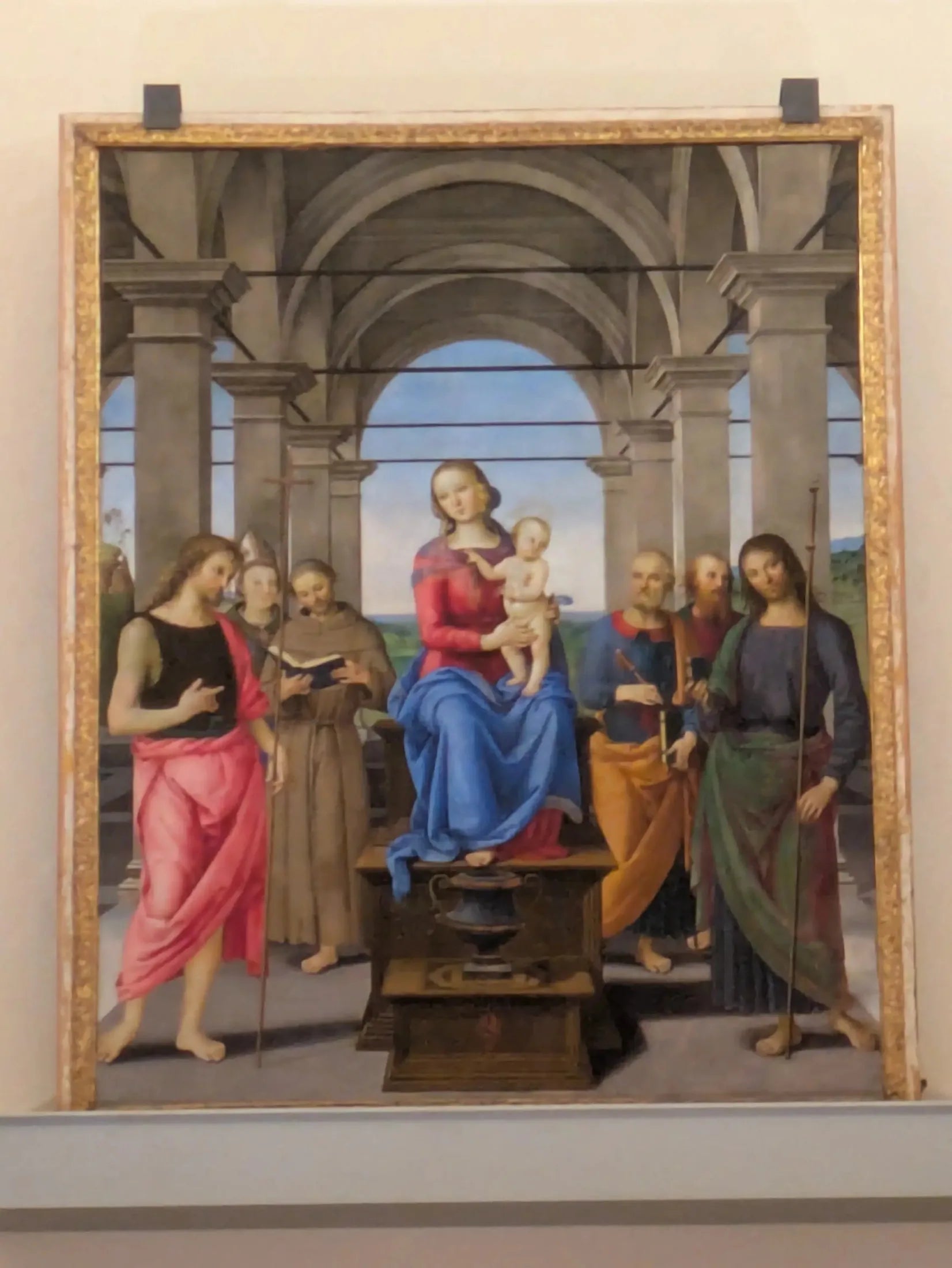 Pala di Senigallia - Pietro Perugino image 1 copie peinte à la main à l’huile