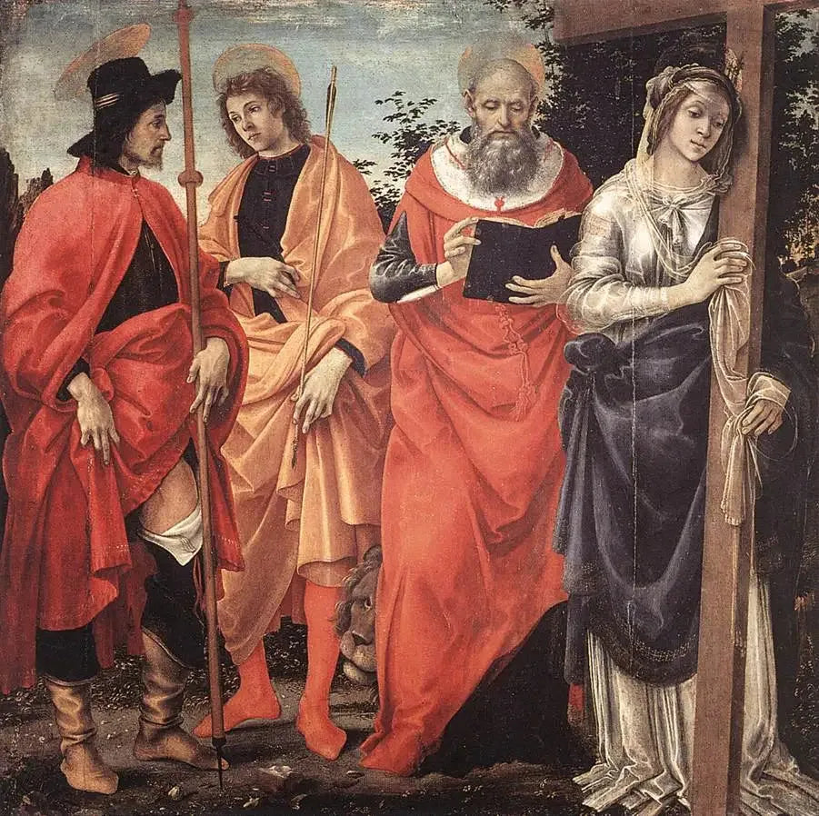 Pala Magrini - Filippino Lippi image 1 reproduction artisanale de tableau