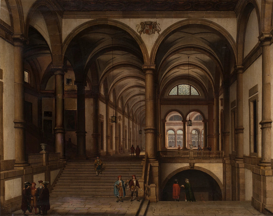 Palais avec galerie et escalier spacieux de caractère gréco-romain - Pablo Gonzalvo