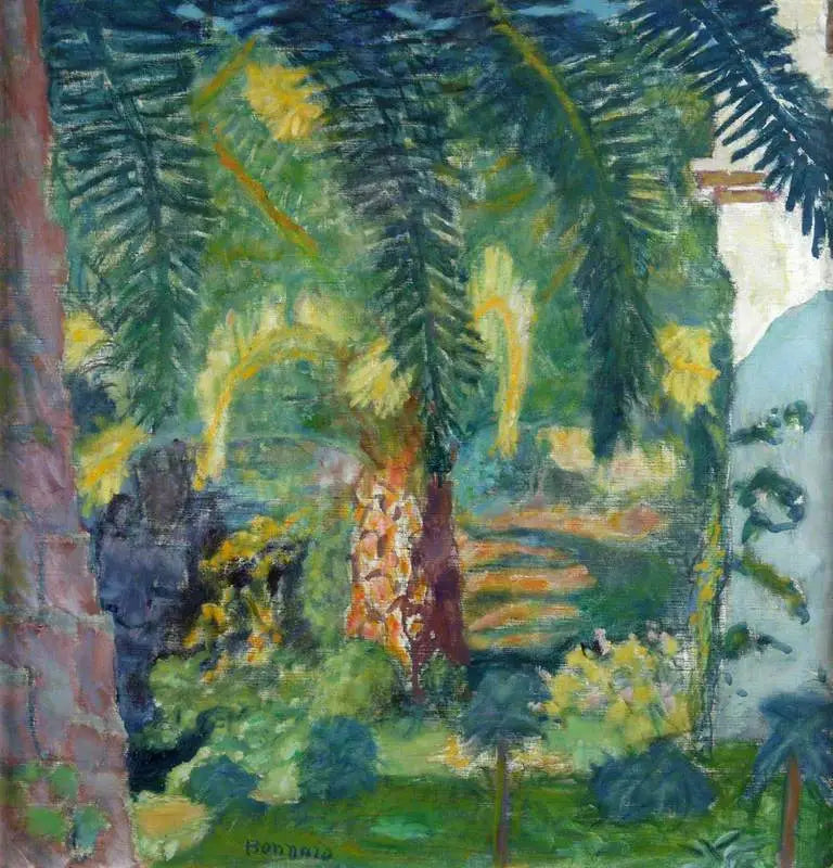 Palmiers au Cannet - Pierre Bonnard image 1 reproduction de peinture à l’huile