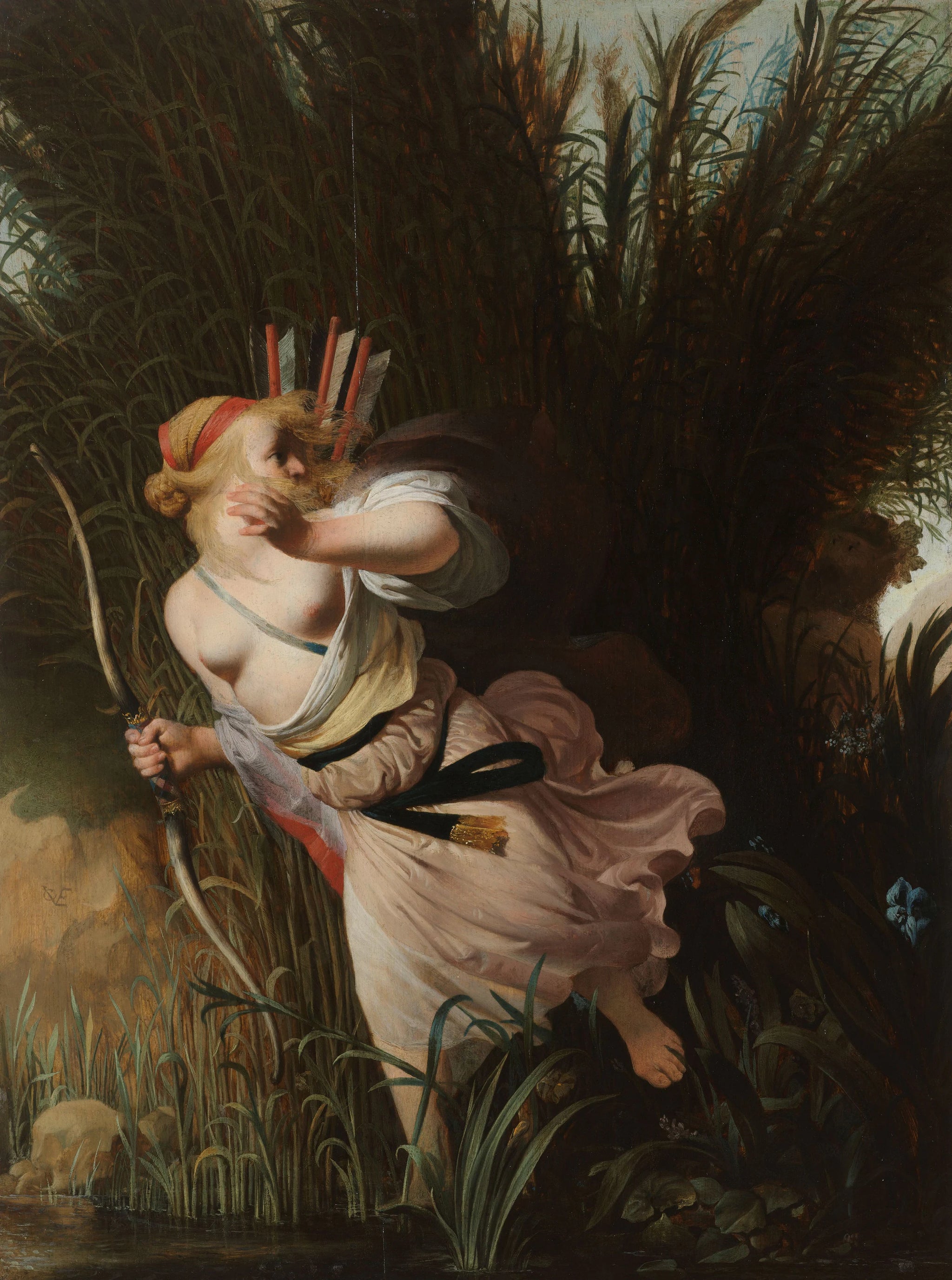 Pan et Syrinx - Caesar van Everdingen