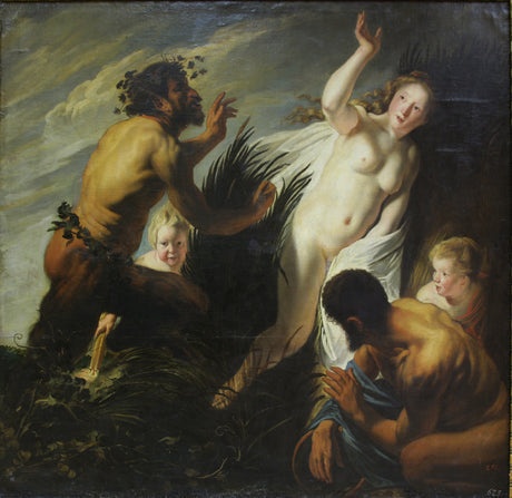 Pan et Syrinx - Jacob Jordaens image 1 copie de tableau peinte à la main