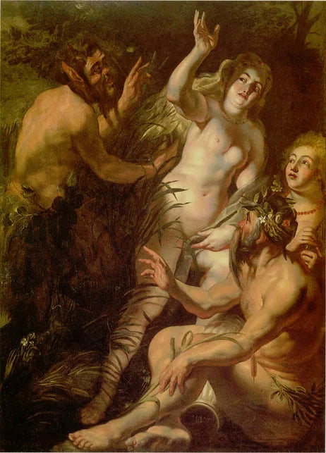 Pan et Syrinx - Jacob Jordaens image 1 reproduction de peinture à l’huile