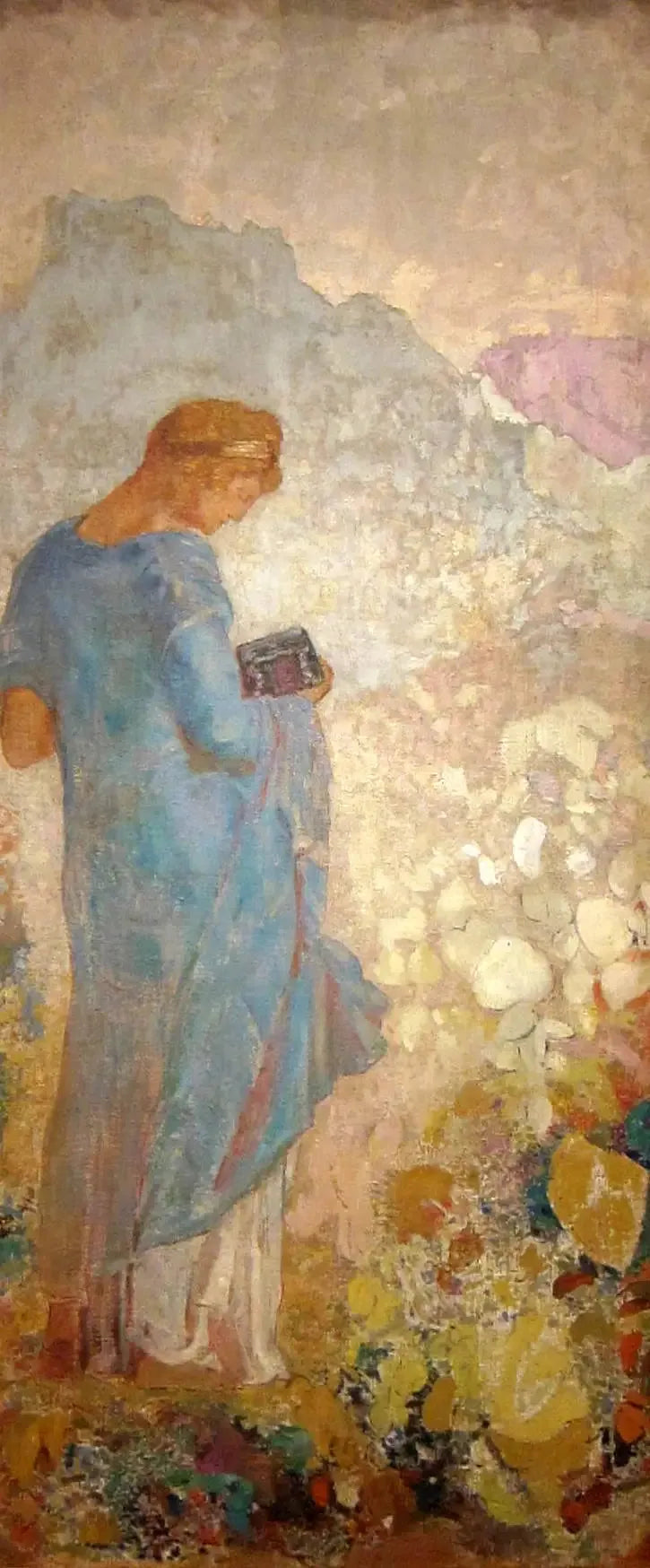 Pandore - Odilon Redon image 1 reproduction artisanale de tableau
