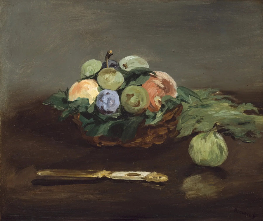 Panier de fruits - Édouard Manet