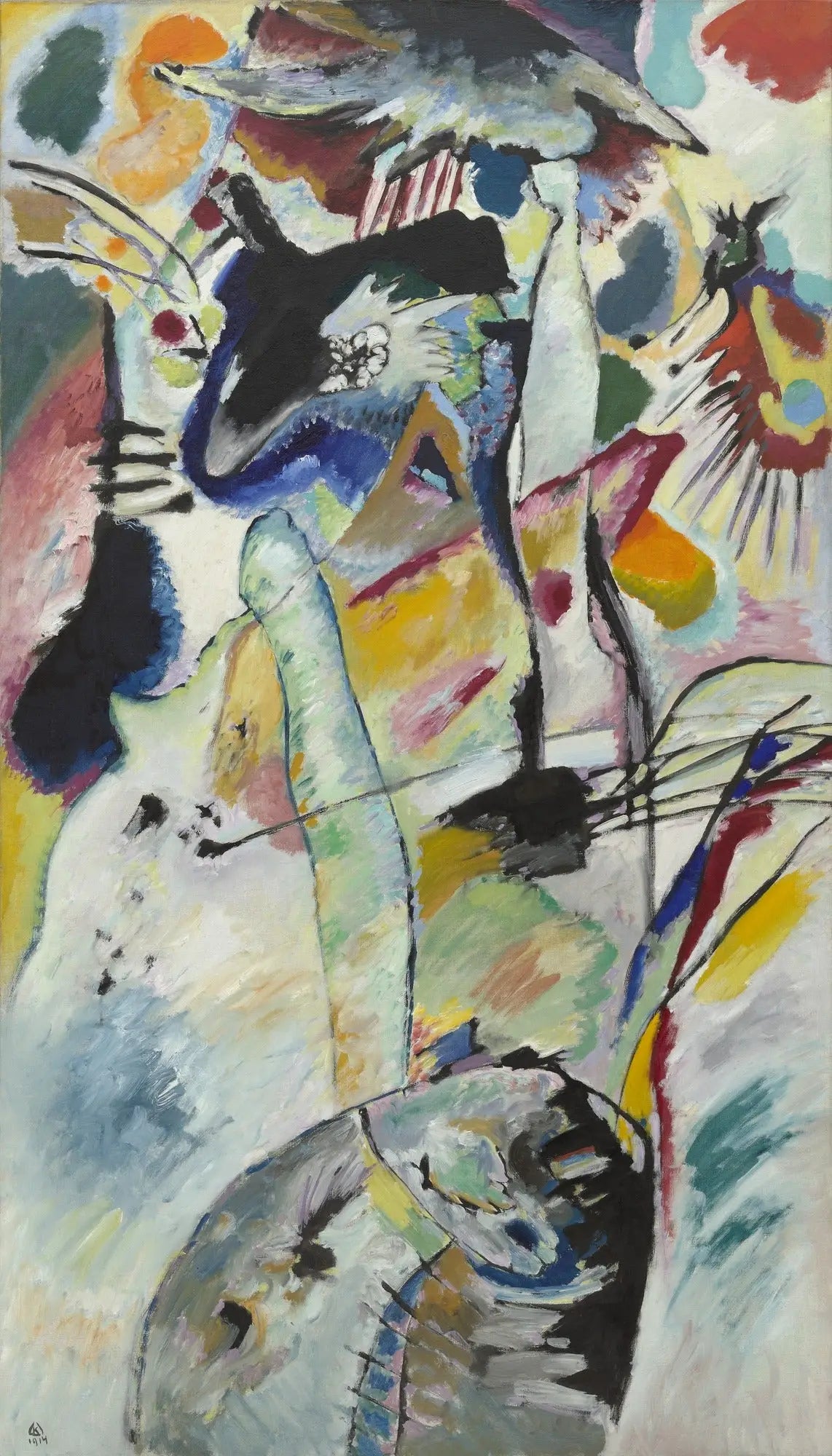 Panneau pour Edwin R. Campbell n° 3 - Vassily Kandinsky image 1 tableau peint à l’huile sur toile