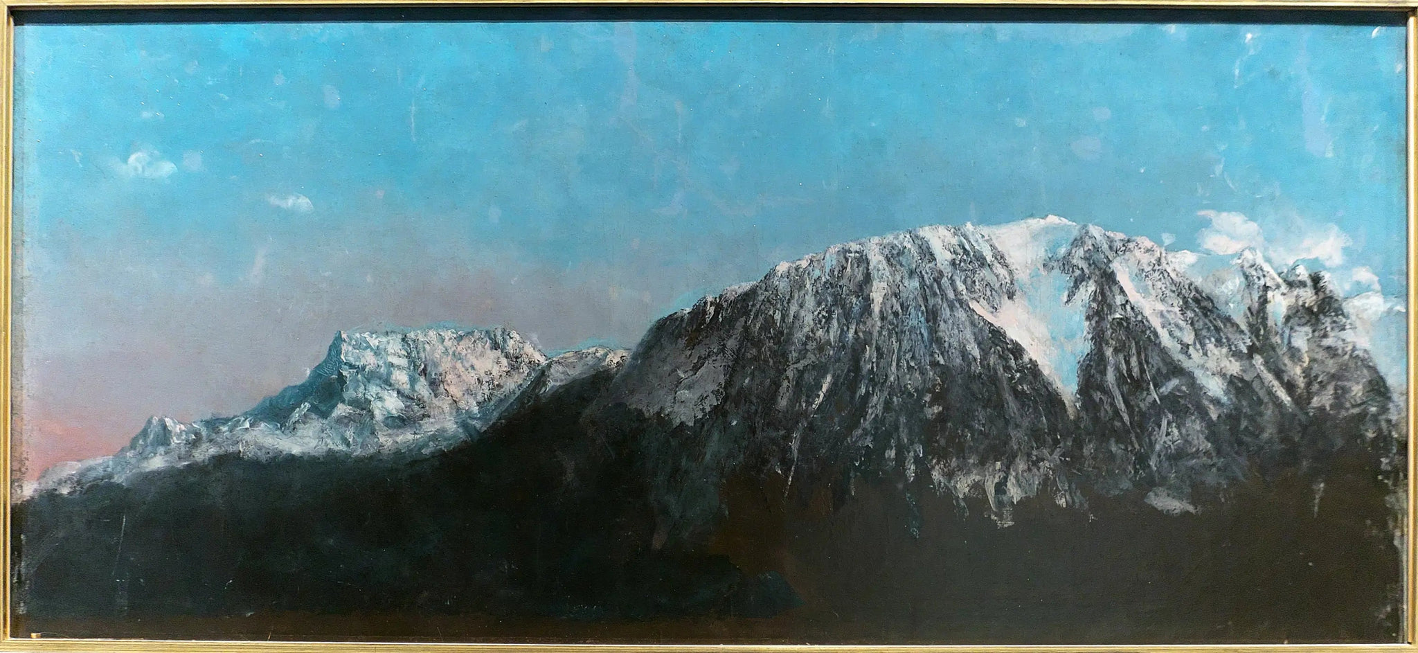 Panorama des Alpes - Gustave Courbet image 1 tableau peint à l’huile sur toile