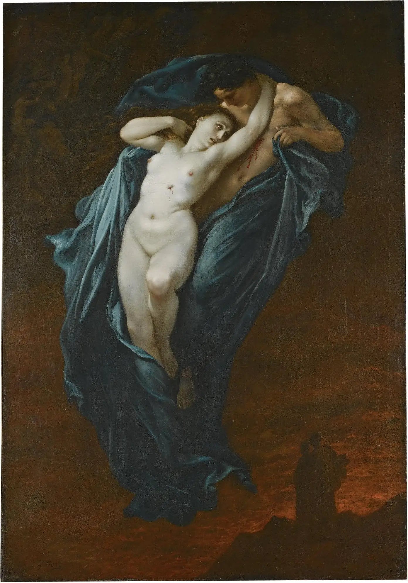 Paolo et Francesca de Rimini - Gustave Doré image 1 reproduction réalisée par Alpha Reproduction