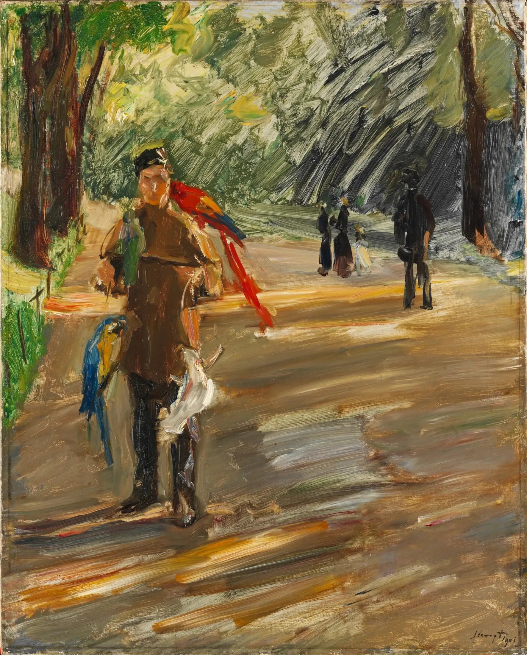 Papageienmann - Max Slevogt image 1 tableau peint à l’huile sur toile