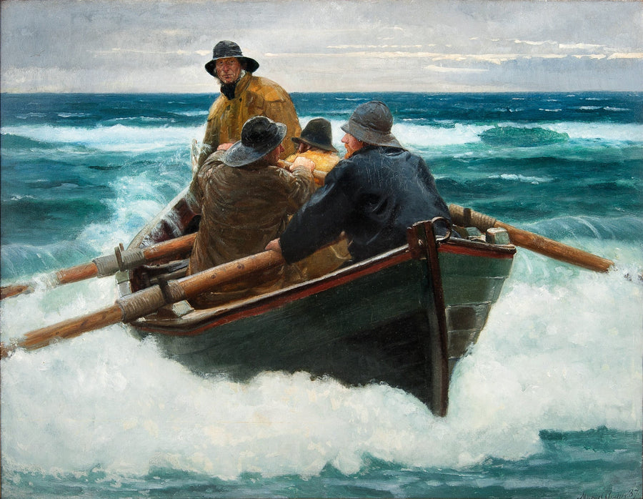 Par-dessus le tumulus. - Michael Peter Ancher