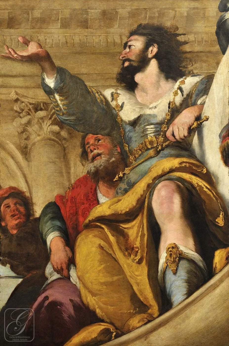 Parabole du festin de noces - Bernardo Strozzi image 1 tableau peint à l’huile sur toile
