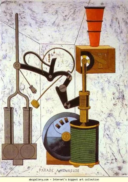 Parade amoureuse - Francis Picabia image 1 copie peinte à la main à l’huile