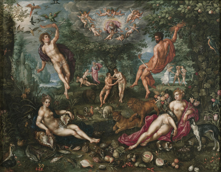 Le paradis avec les quatre éléments - Hendrick de Clerck|Denys van Alsloot