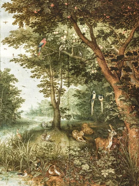 Paradis terrestre - Jan Brueghel le Jeune image 1 reproduction de peinture à l’huile