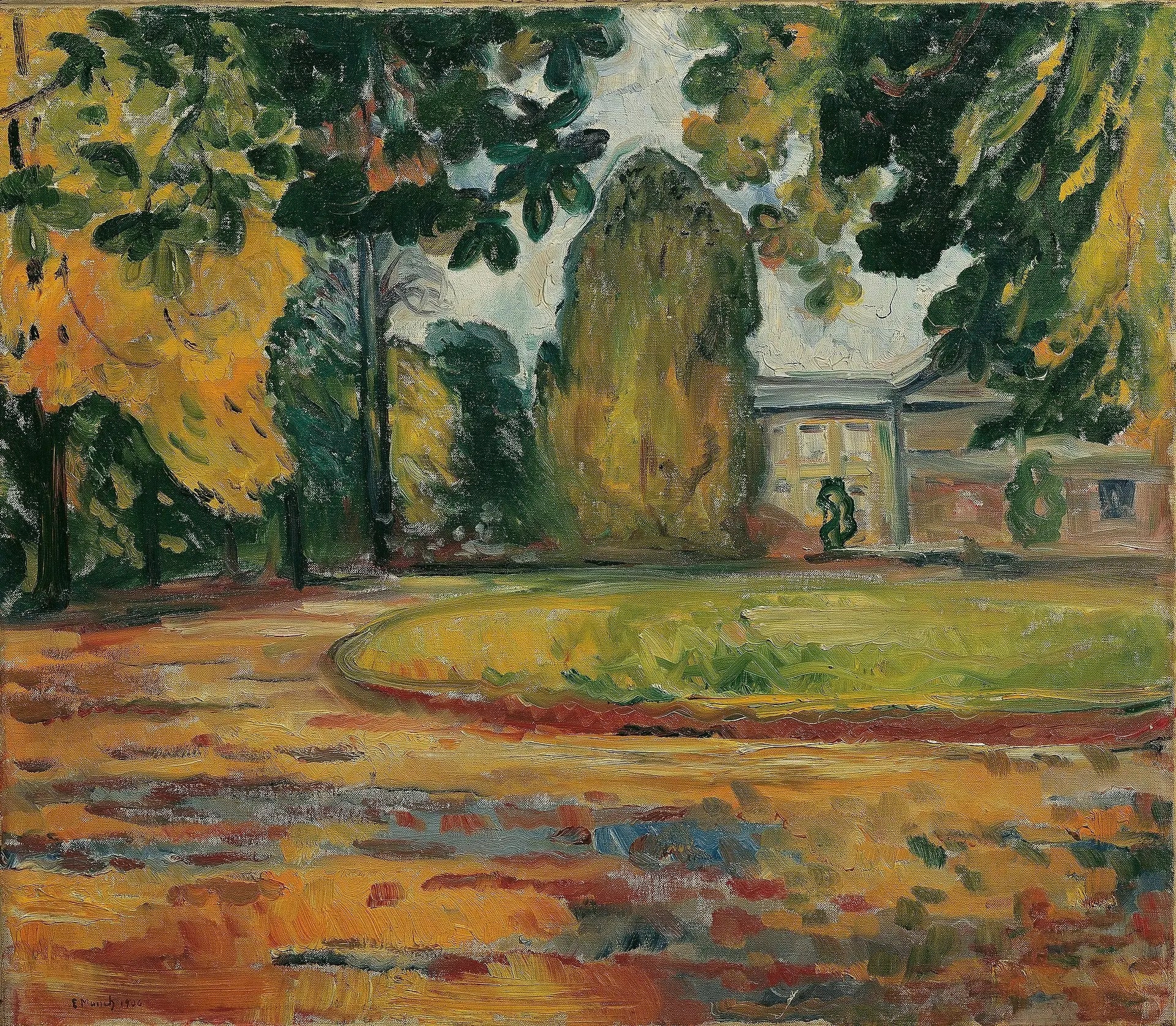parc à Kösen - Edvard Munch image 1 copie de tableau peinte à la main