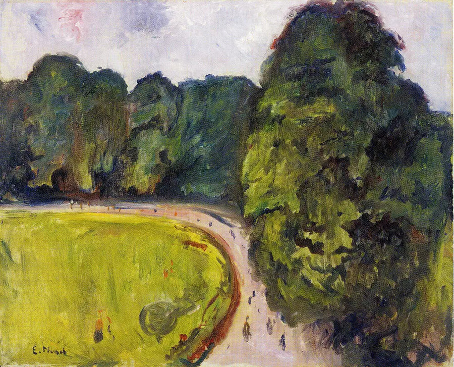 parc à Kösen - Edvard Munch