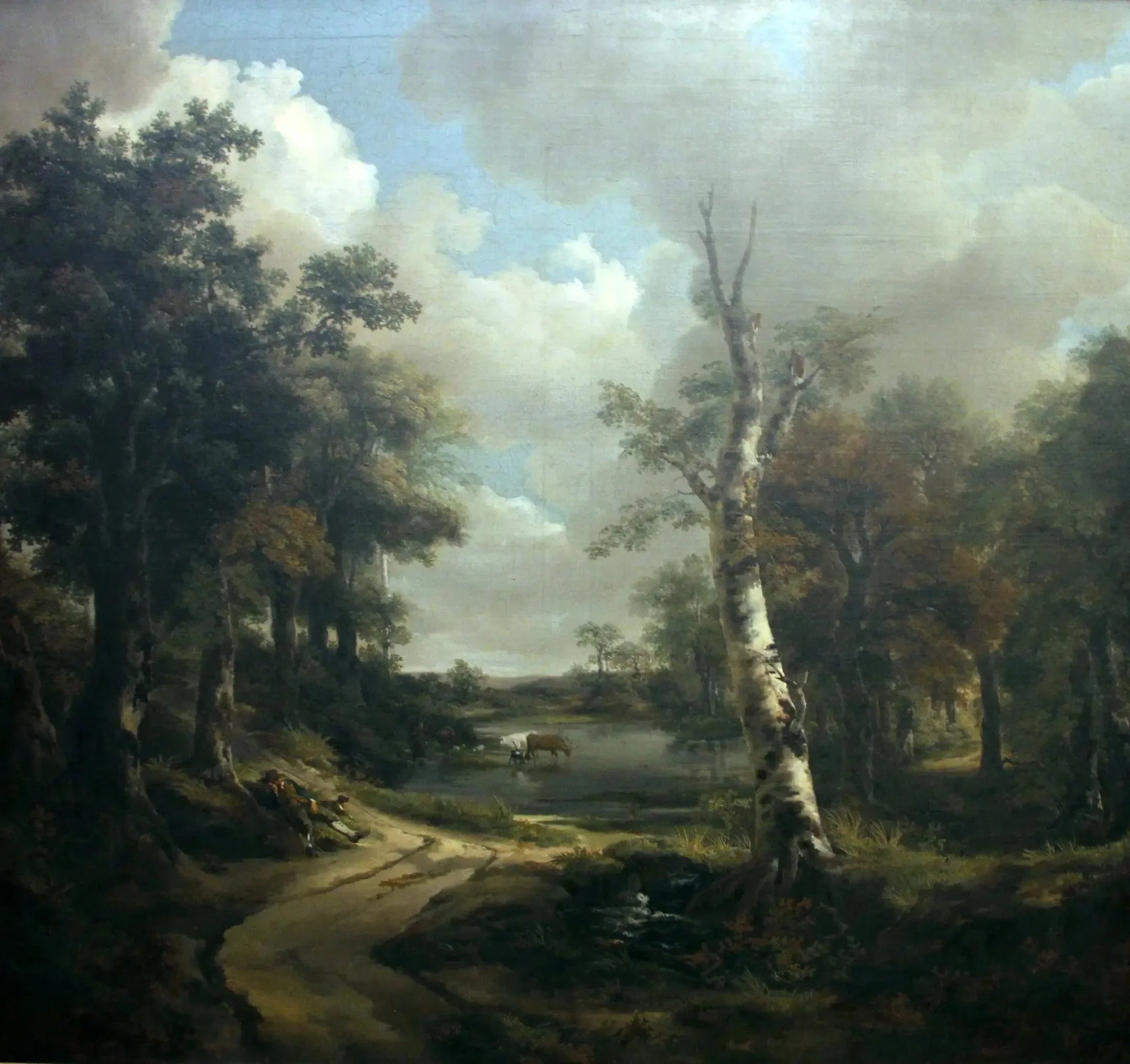 Parc Drinkstone (bois de Cornard ?) - Thomas Gainsborough image 1 reproduction artisanale de tableau