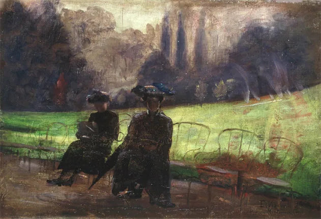 Parc Montsouris - Eliseu Visconti image 1 reproduction artisanale de tableau